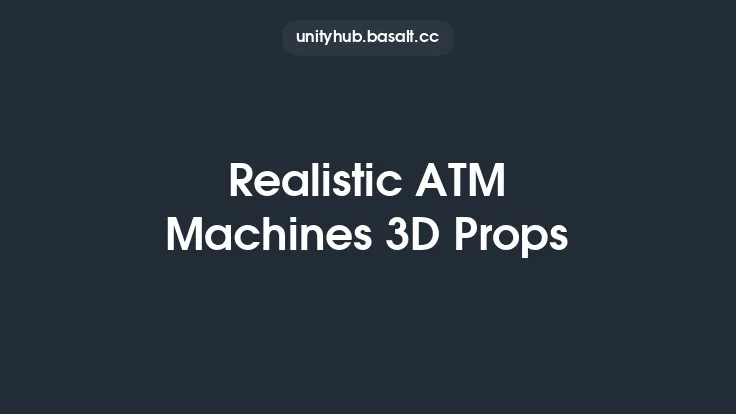 Realistic ATM Machines 3D Props Thumbnail