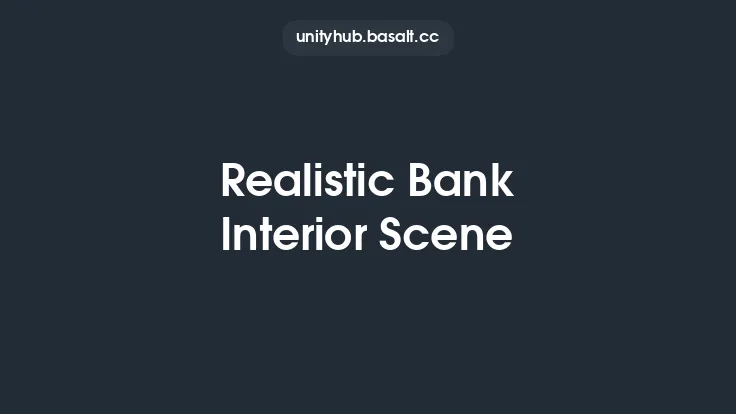 Realistic Bank Interior Scene Thumbnail
