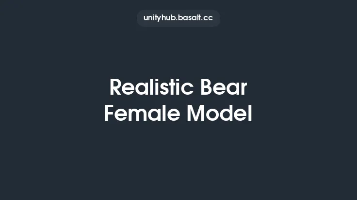Realistic Bear Female Model Thumbnail