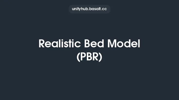 Realistic Bed Model (PBR) Thumbnail