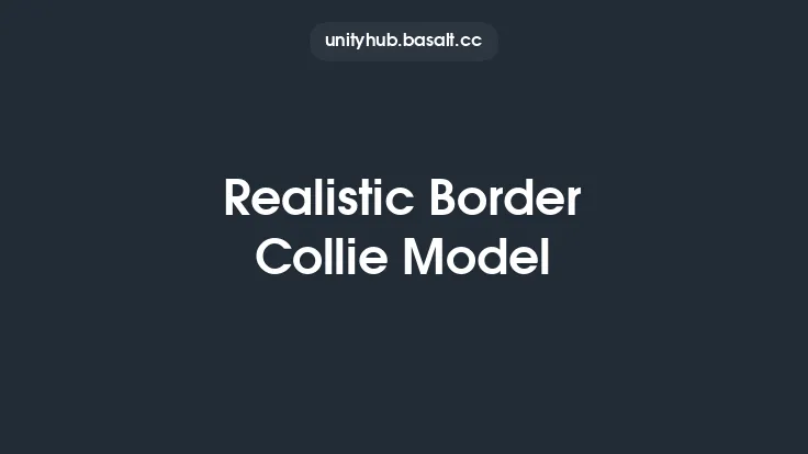Realistic Border Collie Model Thumbnail