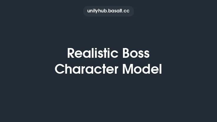 Realistic Boss Character Model Thumbnail