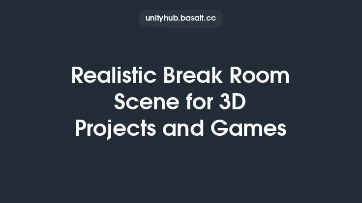 Realistic Break Room Scene for 3D Projects and Games Thumbnail