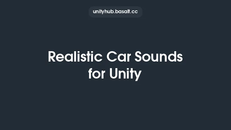Realistic Car Sounds for Unity Thumbnail
