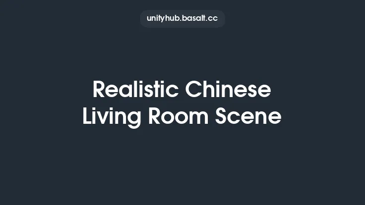 Realistic Chinese Living Room Scene Thumbnail