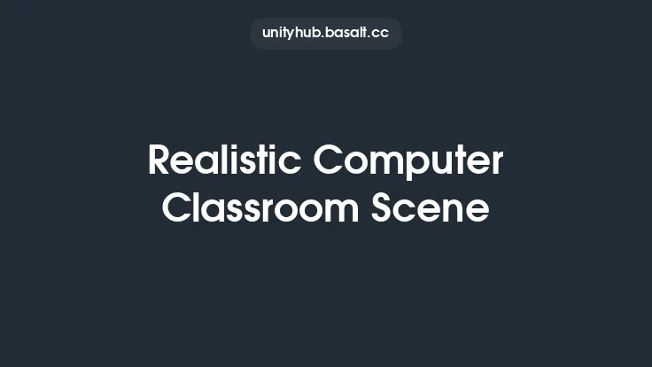 Realistic Computer Classroom Scene Thumbnail