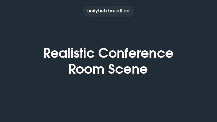 Realistic Conference Room Scene Thumbnail