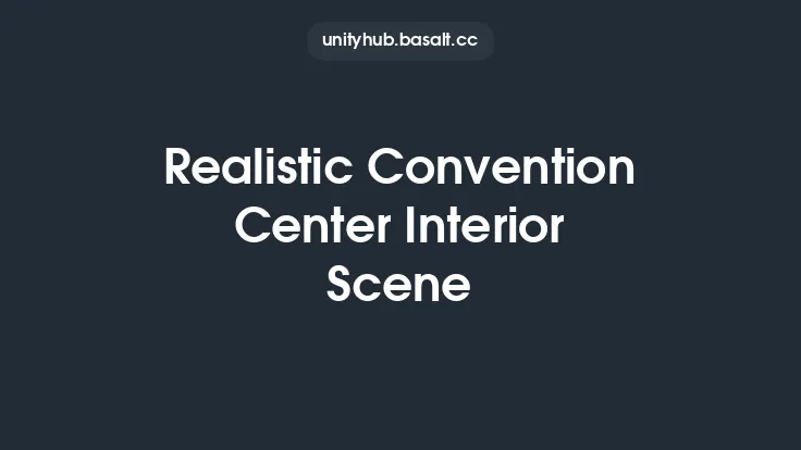 Realistic Convention Center Interior Scene Thumbnail