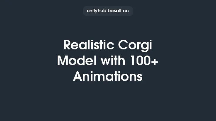 Realistic Corgi Model with 100+ Animations Thumbnail