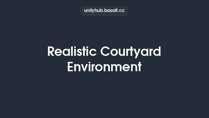 Realistic Courtyard Environment Thumbnail