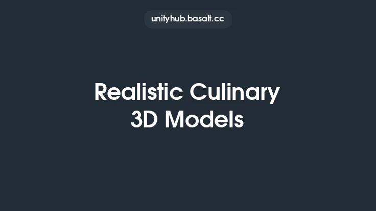 Realistic Culinary 3D Models Thumbnail