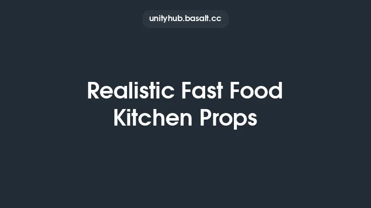 Realistic Fast Food Kitchen Props Thumbnail