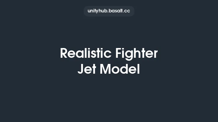 Realistic Fighter Jet Model Thumbnail