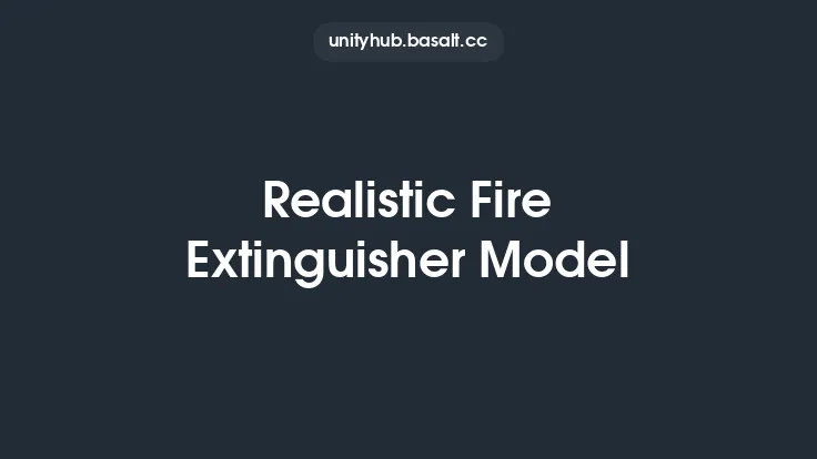 Realistic Fire Extinguisher Model Thumbnail