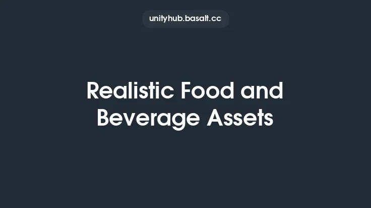 Realistic Food and Beverage Assets Thumbnail