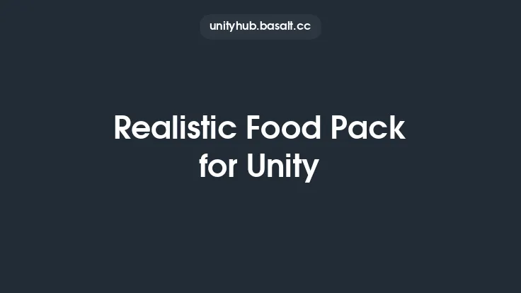 Realistic Food Pack for Unity Thumbnail
