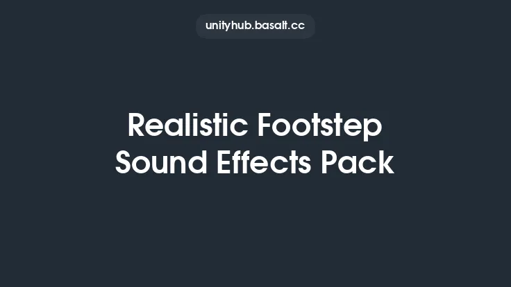 Realistic Footstep Sound Effects Pack Thumbnail