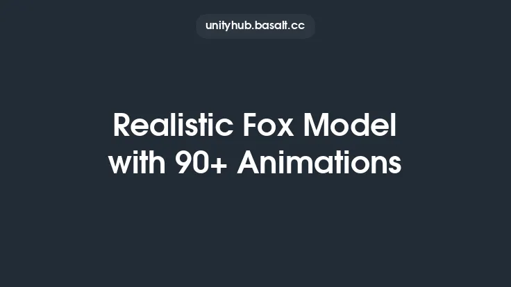 Realistic Fox Model with 90+ Animations Thumbnail