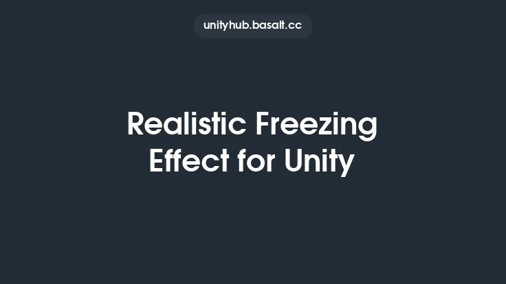 Realistic Freezing Effect for Unity Thumbnail