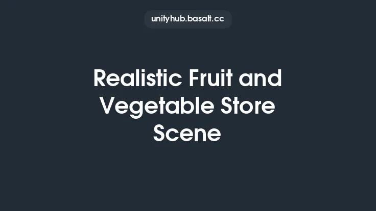 Realistic Fruit and Vegetable Store Scene Thumbnail