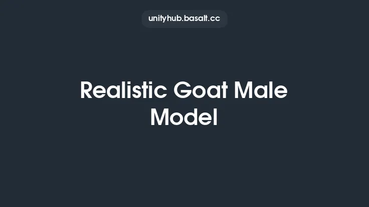 Realistic Goat Male Model Thumbnail