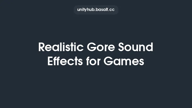 Realistic Gore Sound Effects for Games Thumbnail