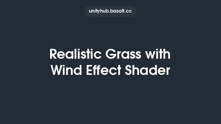 Realistic Grass with Wind Effect Shader Thumbnail
