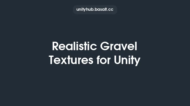 Realistic Gravel Textures for Unity Thumbnail