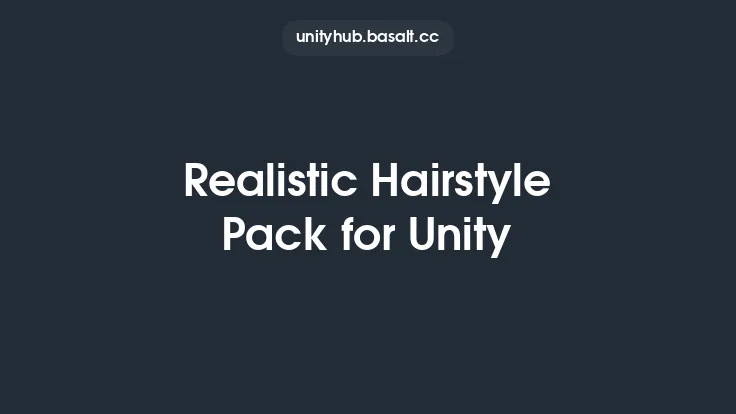 Realistic Hairstyle Pack for Unity Thumbnail