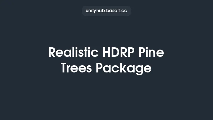 Realistic HDRP Pine Trees Package Thumbnail