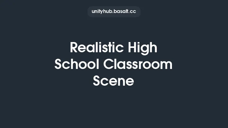 Realistic High School Classroom Scene Thumbnail