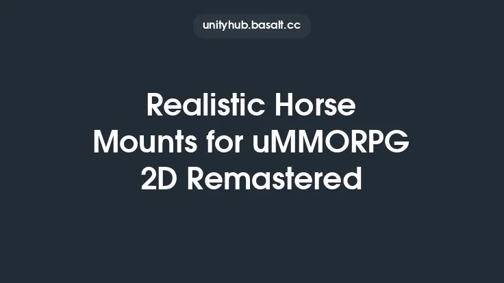 Realistic Horse Mounts for uMMORPG 2D Remastered Thumbnail