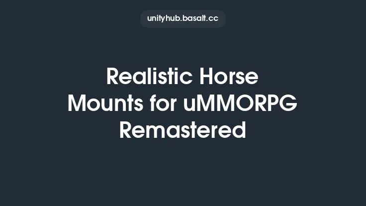 Realistic Horse Mounts for uMMORPG Remastered Thumbnail