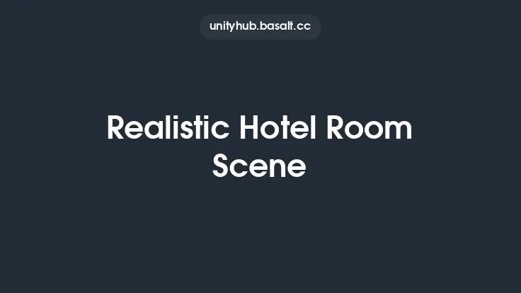 Realistic Hotel Room Scene Thumbnail