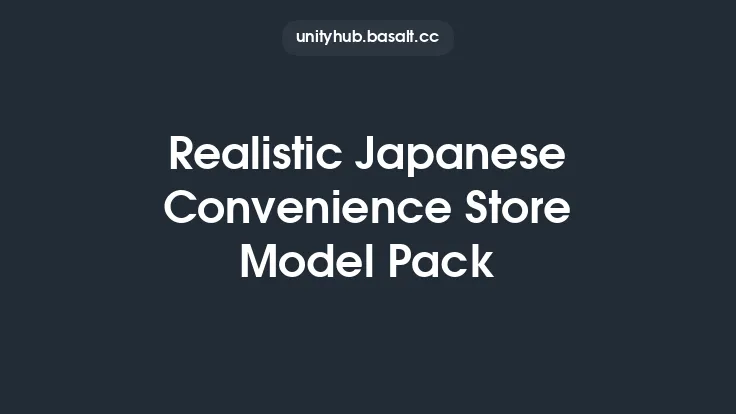 Realistic Japanese Convenience Store Model Pack Thumbnail