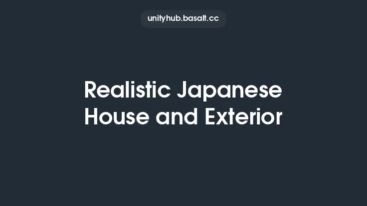 Realistic Japanese House and Exterior Thumbnail