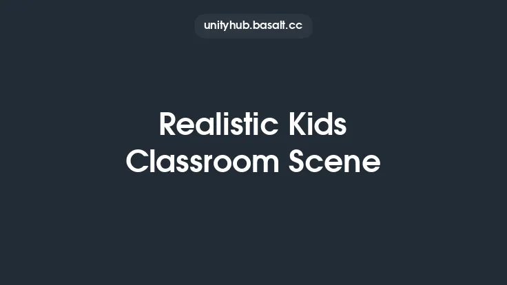 Realistic Kids Classroom Scene Thumbnail