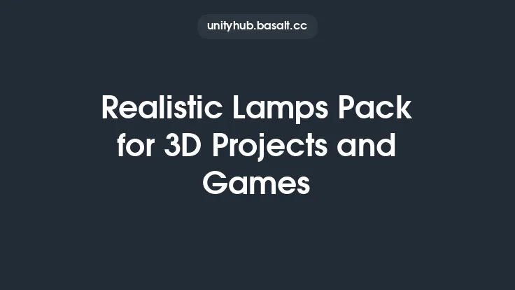Realistic Lamps Pack for 3D Projects and Games Thumbnail