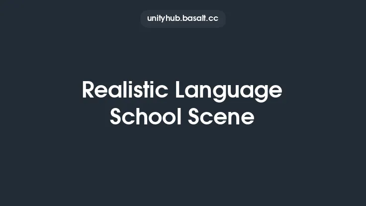 Realistic Language School Scene Thumbnail