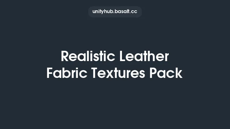 Realistic Leather Fabric Textures Pack Thumbnail