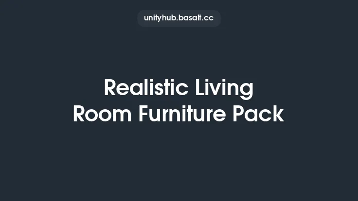 Realistic Living Room Furniture Pack Thumbnail