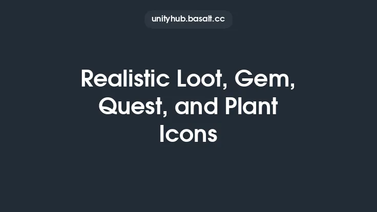 Realistic Loot, Gem, Quest, and Plant Icons Thumbnail
