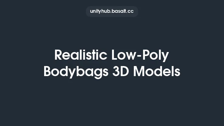 Realistic Low-Poly Bodybags 3D Models Thumbnail