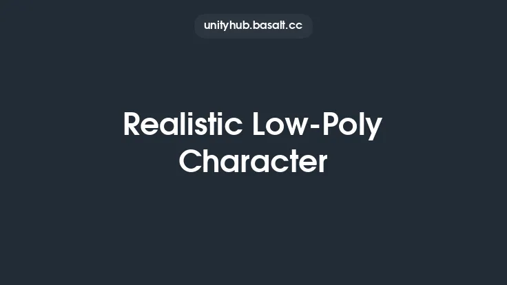 Realistic Low-Poly Character Thumbnail