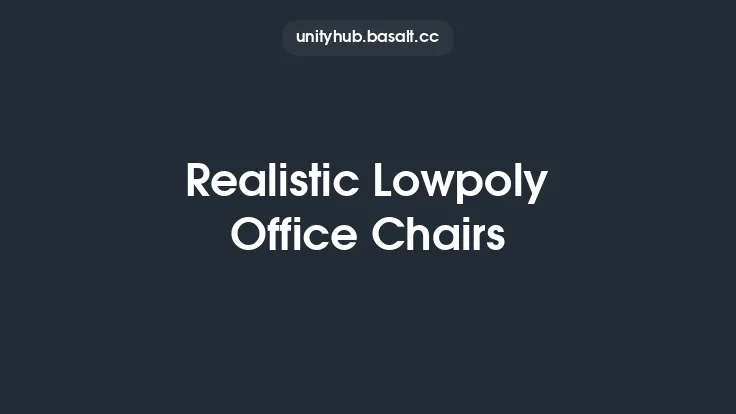 Realistic Lowpoly Office Chairs Thumbnail