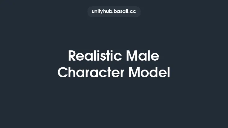 Realistic Male Character Model Thumbnail
