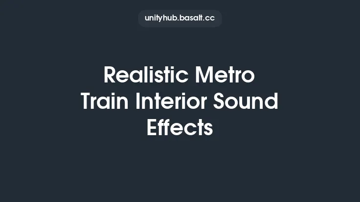 Realistic Metro Train Interior Sound Effects Thumbnail