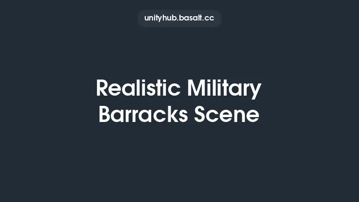 Realistic Military Barracks Scene Thumbnail