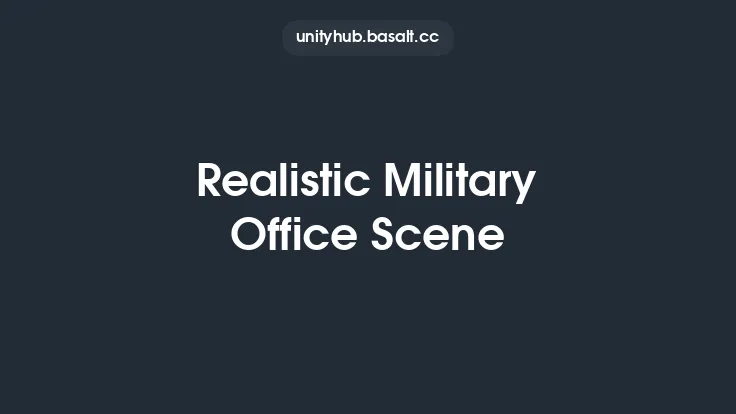 Realistic Military Office Scene Thumbnail