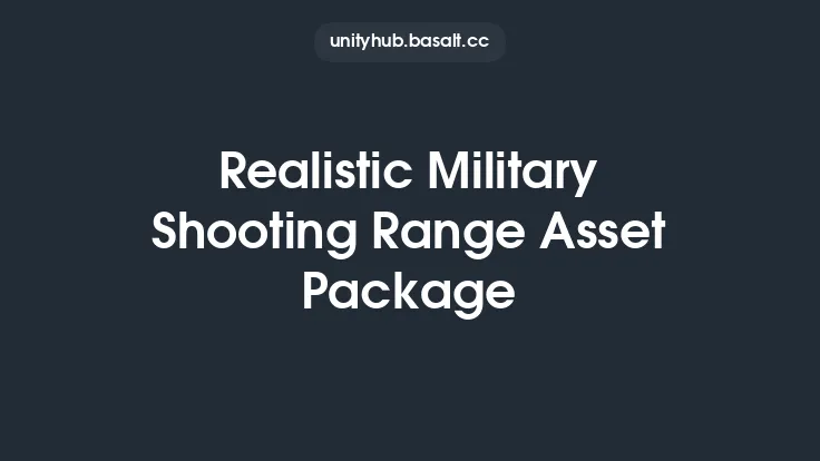 Realistic Military Shooting Range Asset Package Thumbnail